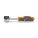 Beta 900/55Z Cricchetto reversibile con attacco quadro maschio 1/4" cromato, meccanismo a 72 denti 009000882