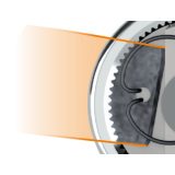Beta 900/55Z Cricchetto reversibile con attacco quadro maschio 1/4" cromato, meccanismo a 72 denti 009000882