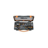 Beta 900/C13-8 Assortimento di 13 chiavi a bussola a mano esagonali e 8 accessori in cassetta di lamiera 009000954