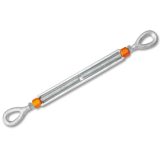 Beta 8105 1"1/2X12 Tenditore a due occhi ad alta resistenza zincato a caldo 081050034