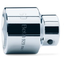 Beta 929 60 Chiavi a bussola a mano con attacco quadro femmina 1" bocca esagonale, cromate 009290060