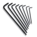 Beta 97BRTXL/SC8 Serie di 8 chiavi maschio piegate con un'estremità sferica per viti con impronta Tamper Resistant Torx® 0009704