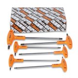 Beta 97TTX/S6 Serie di chiavi maschio piegate con impugnatura per viti con impronta Torx® cromate 000970791
