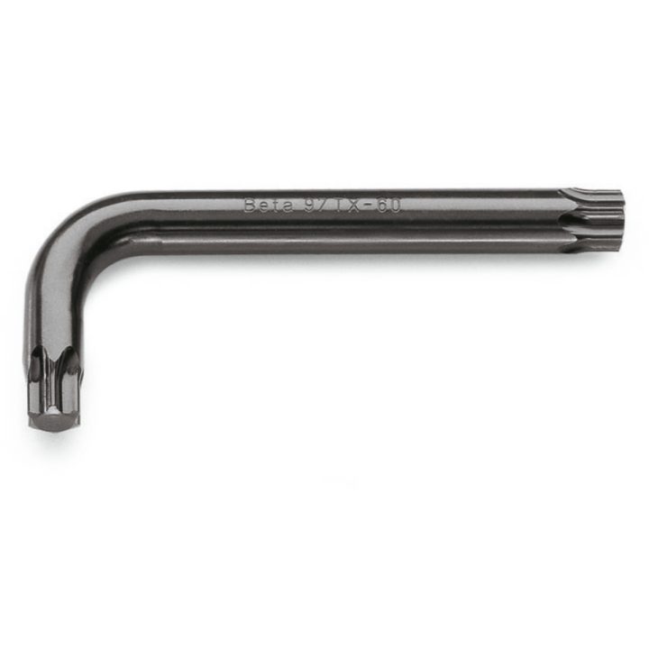 Beta 97TX 45 Chiavi maschio piegateper viti con impronta Torx®,brunite 000970045