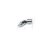 Beta 900/25 Snodo a mano con attacchi quadri, maschio e femmina 1/4" cromato 009000830