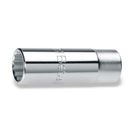 Beta 910AS-L 5/8 Chiavi a bussola a mano con attacco quadro femmina 3/8", tipo lungo bocca poligonale, cromate 009100357