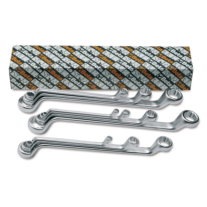 Beta 90AS/10 Serie di 10 chiavi poligonali doppie curve (art. 90AS) 000900300