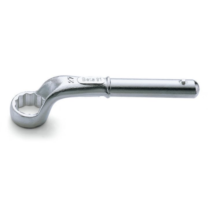 Beta 91 75 Chiavi poligonali curve con attacco per leva di manovra cromate 000910075