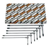Beta 951TX/S6 Serie di 6 chiavi maschio piegate per viti con impronta Torx(R) (951TX) 009510866