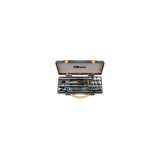 Beta 910A/C16 Assortimento di 16 chiavi a bussola a mano esagonali e 5 accessori in cassetta di lamiera 009100936