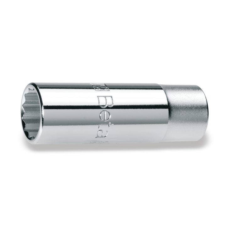 Beta 910AS-L 9/16 Chiavi a bussola a mano con attacco quadro femmina 3/8", tipo lungo bocca poligonale, cromate 009100355