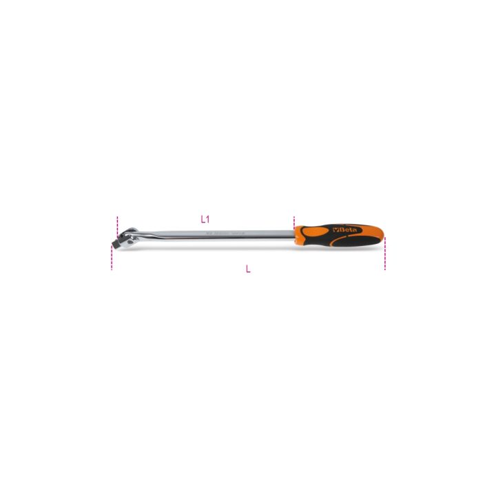 Beta 920/36A Quadro maschio 1/2" snodato con impugnatura tipo lungo, cromato 009200847
