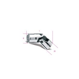 Beta 910B/SN 11 Chiavi a bussola a mano snodate con attacco quadro femmina 3/8" bocca poligonale, cromate 009100231
