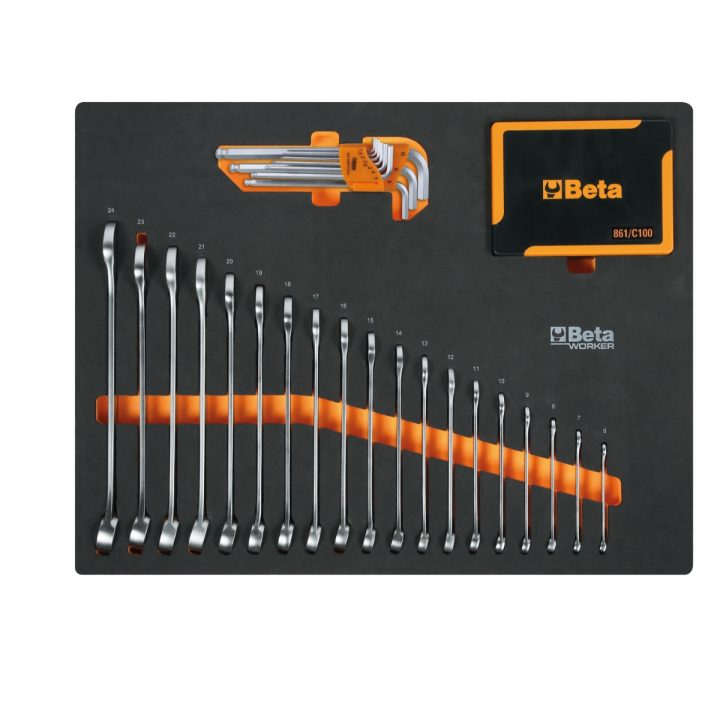 Beta BW 5945/2026 Assortimento di 267 utensili in vassoio morbido in EVA 059456303