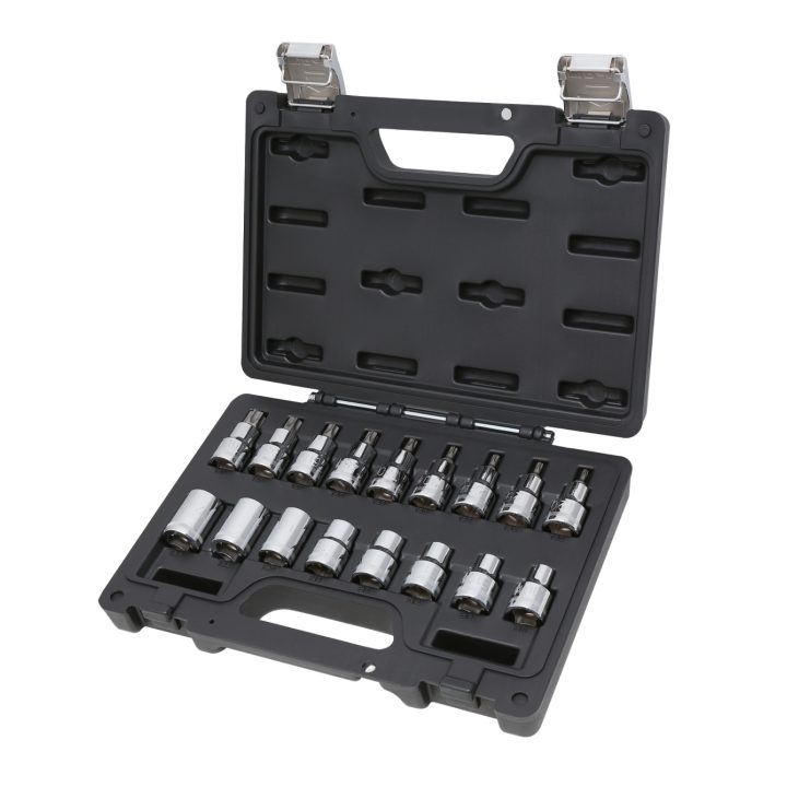 Beta BW 923E-FTX/C17 Assortimento di 17 chiavi a bussola per viti con profilo Torx® in cassetta di plastica 009236017