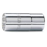 Beta 910BL 15 Chiavi a bussola a mano con attacco quadro femmina 3/8", tipo lungo bocca poligonale, cromate 009100315