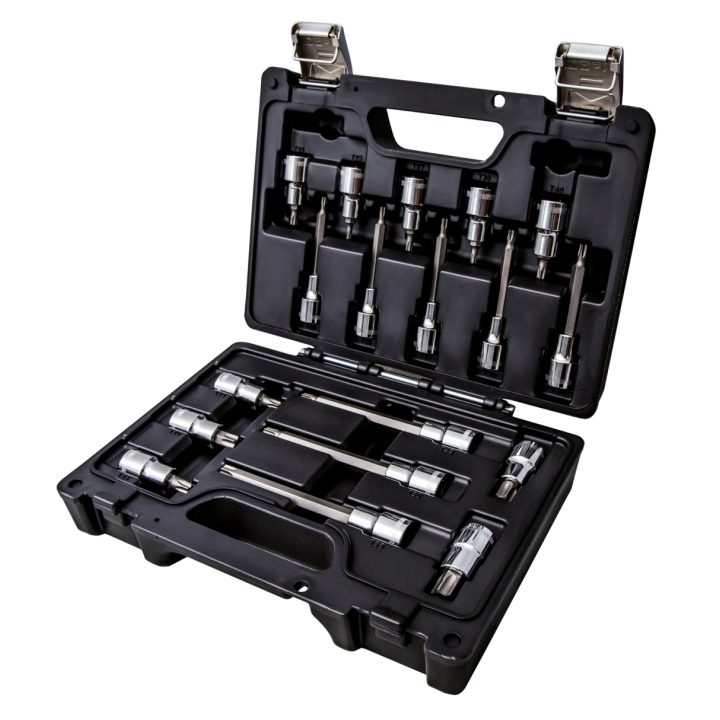 Beta BW 923E-TX/C18 Assortimento di 18 chiavi a bussola per viti con impronta Torx®in cassetta di plastica 009236018