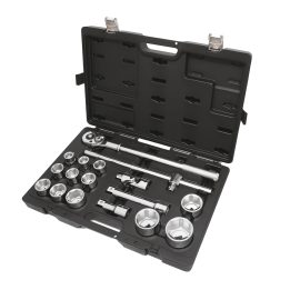 Beta BW 928E/C17 Assortimento di 12 chiavi a bussola esagonali e 5 accessori, in cassetta di plastica 009286017