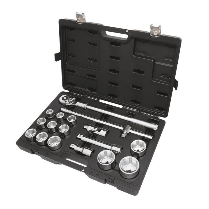 Beta BW 928E/C17 Assortimento di 12 chiavi a bussola esagonali e 5 accessori, in cassetta di plastica 009286017