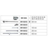 Beta BW 928E/C17 Assortimento di 12 chiavi a bussola esagonali e 5 accessori, in cassetta di plastica 009286017