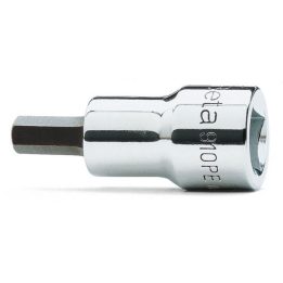 Beta 910PE/AS 7/32 Chiavi a bussola a mano maschio esagonale con attacco quadro femmina 3/8" cromate - inserti bruniti 009100534