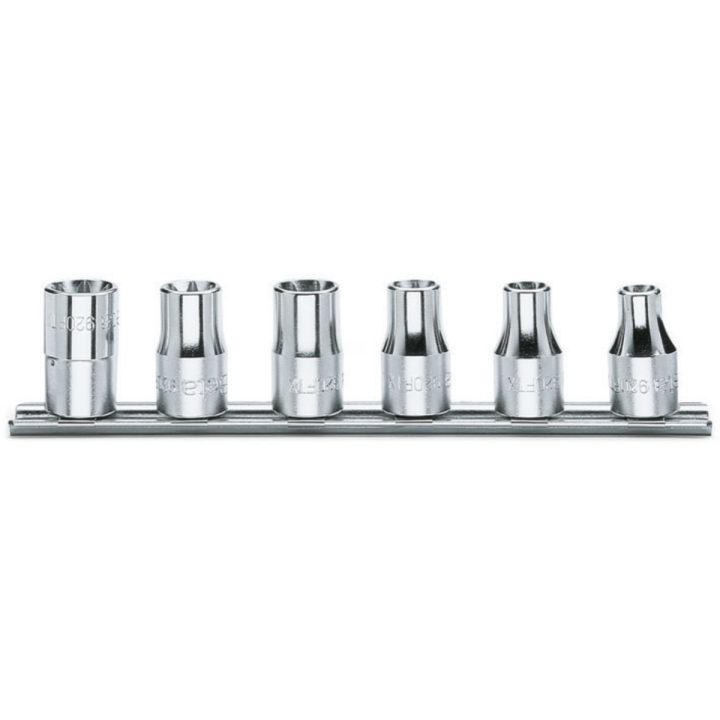 Beta 920FTX/SB6 Serie di 6 chiavi a bussola a mano per viti con testa a profilo Torx® (art. 920FTX) con supporto 009200390