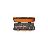 Beta 867/C20 18 inserti con impronta RIBE(R) attacco esagonale 10 mm, 2 accessori e 1 portainserti a T snodato (art. 867RIBE(R),