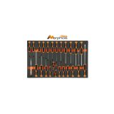 Beta M195MH Vassoio morbido in EVA giraviti Morphos per viti lama piatta, Phillips® e Torx® 024500196