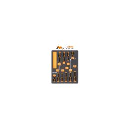 Beta M208MH Vassoio morbido in EVA giraviti Morphos per viti lama piatta e Phillips® 024500243