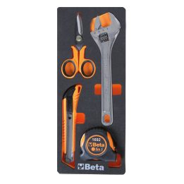 Beta M292 Vassoio morbido in EVA con utensili vari 024500292