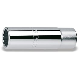 Beta 920AS-L 1.1/8 Chiavi a bussola a mano con attacco quadro femmina 1/2", tipo lungo bocca poligonale, cromate 009200365