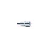 Beta 920PE-AS 1/4 Chiavi a bussola a mano maschio esagonale con quadro femmina 1/2" cromate - inserti bruniti 009200463