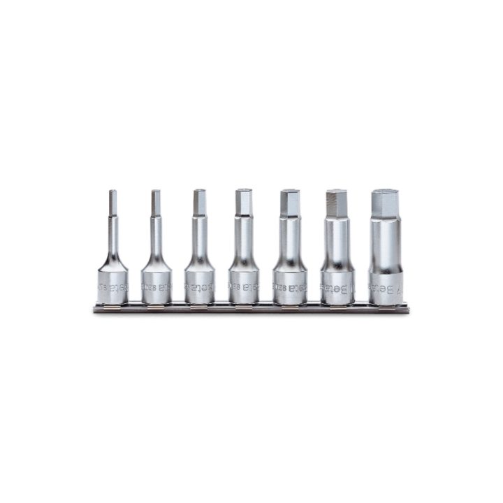 Beta 920ME/SB7 Serie di 7 chiavi a bussola maschio esagonale (art. 920ME) su supporto 009200519