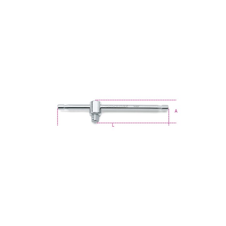 Beta 900/42 Quadro maschio 1/4" con spina scorrevole cromato 009000854