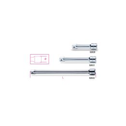 Beta 928/21 Prolunghe a mano con attacchi quadri maschio e femmina 3/4" cromate 009280815