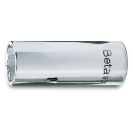 Beta 900L 9 Chiavi a bussola a mano con attacco quadro femmina 1/4", tipo lungo bocca esagonale, cromate 009000188