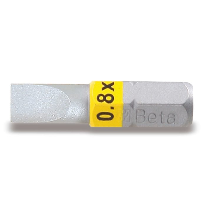 Beta 860LP 0,8X5,5 Inserti colorati per avvitatori per viti a testa con intaglio 008600015