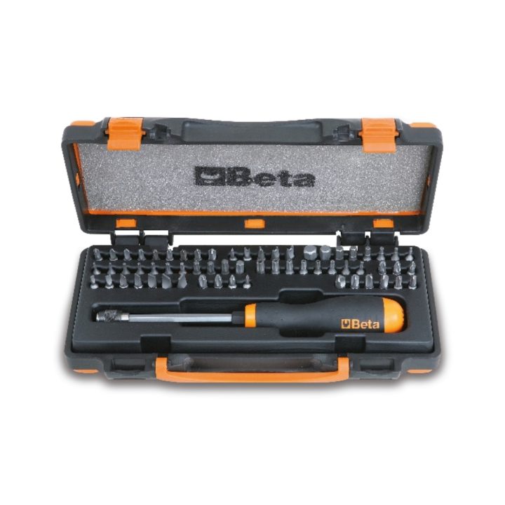 Beta 861/C61P 61 inserti per avvitatori e 1 portainserti magnetico a sgancio rapido (art. 861LP, 861PE, 861PH, 861PZ, 861TX, 861