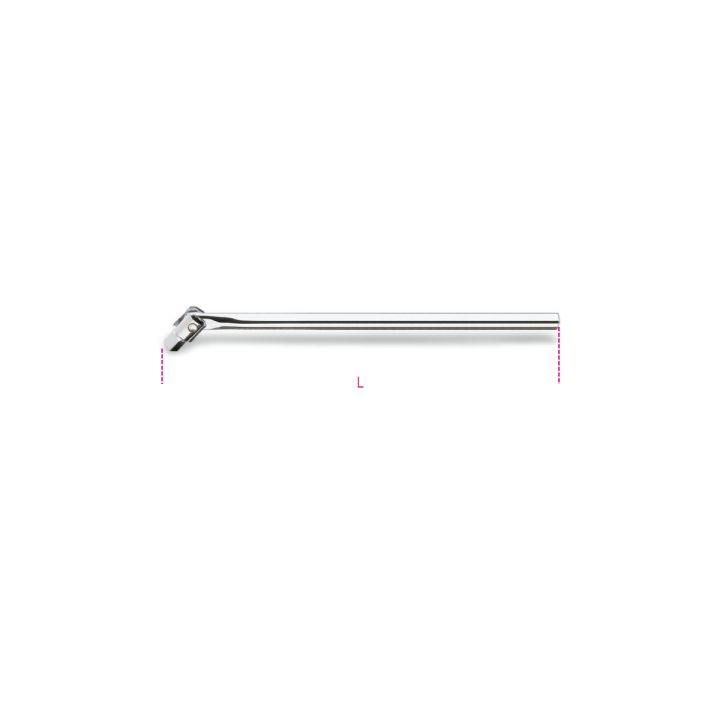 Beta 928/36A Quadro maschio 3/4" snodato con impugnatura in metallo cromato 009280844