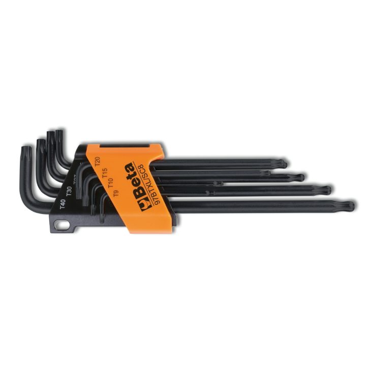 Beta 97BTXL/SC8 Serie di 8 chiavi maschio piegate con un'estremità sferica per viti con impronta Torx(R) 000970364