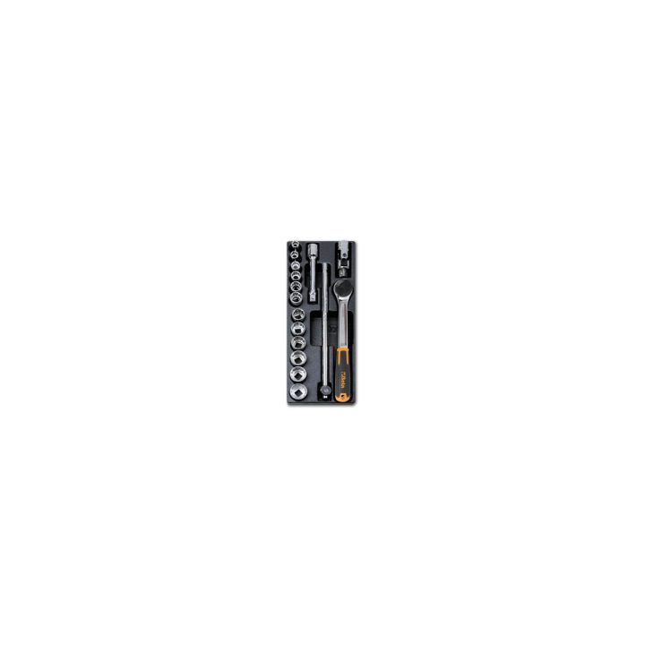 Beta T102 Termoformato rigido con assortimento di utensili 024240102