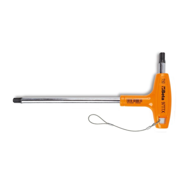 Beta 97TTX-HS 20 Chiavi maschio piegate con impugnatura per viti con impronta Torx® cromate H-SAFE 000974720