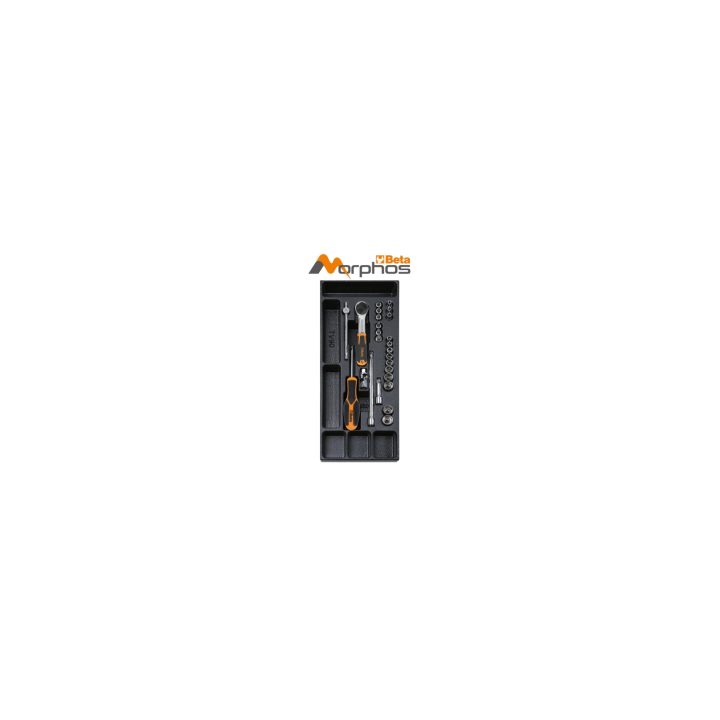 Beta T91MH Termoformato rigido in ABS con bussole esagonali e inserti da 1/4" 024240098