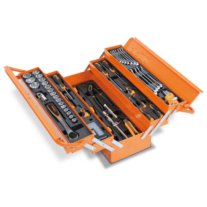 Beta BW 2120L-E/T91 Cestello in lamiera con assortimento di 91 utensili 021206921