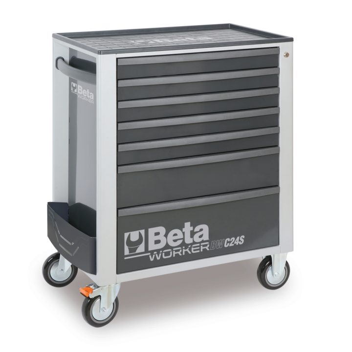 Beta BW 2400S7-R/5M Cassettiera mobile con sette cassetti e assortimento di 262 utensili 024006853
