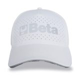 Beta 9525WB Cappellino Beta da baseball bianco con visiera curva 095251032