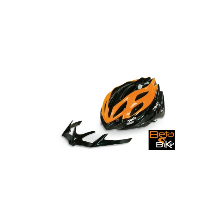 Beta 9539CB L/XL Casco di protezione per ciclismo su strada e mountain bike con frontino removibile - taglie regolabili 09539001