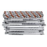 Beta 952FTX/S9 Serie di 9 chiavi a T con bussola snodata per viti con testa a profilo Torx® (art. 952FTX) 009520141