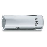 Beta 900AS-MBL 3/16 Chiavi a bussola a mano con attacco quadro femmina 1/4", tipo lungo bocca poligonale, cromate 009000326
