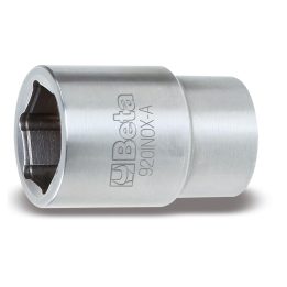 Beta 920INOX-A 14 Chiavi a bussola con attacco quadro femmina 1/2" bocca esagonale, in acciaio inossidabile 009203014